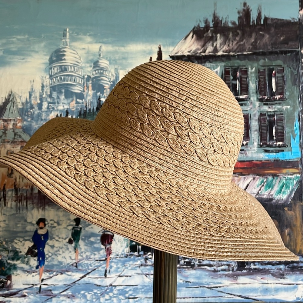 New David and Young Adjustable Straw Hat
